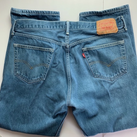 Levi’s 501 button fly men's jeans, 38x30 - Picture 5 of 8